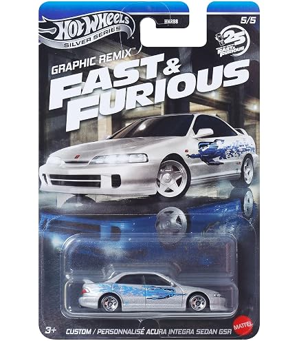 Hot Wheels Fast and FURIOUS Graphic Remix Auto LANCER EVOLUTION